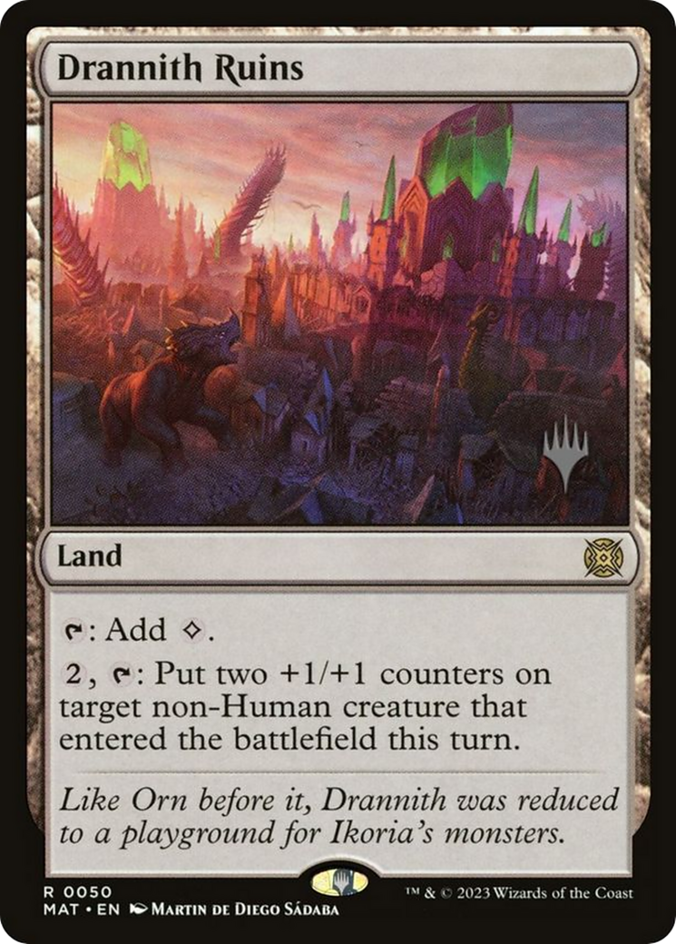 Drannith Ruins (PPLCI-50P) - March of the Machine: The Aftermath Promos Foil