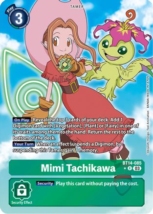 Mimi Tachikawa (Alternate Art) (BT14-085) - Blast Ace Foil