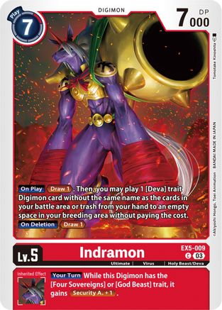 Indramon (EX5-009) - Animal Colosseum