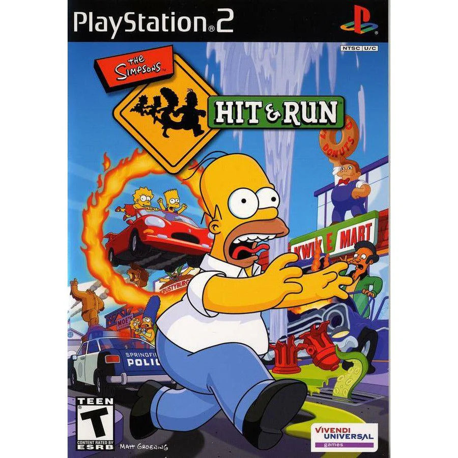 The Simpsons Hit and Run - PlayStation 2 (PS2)