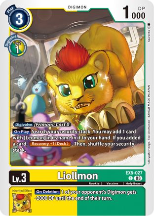Liollmon (EX5-027) - Animal Colosseum
