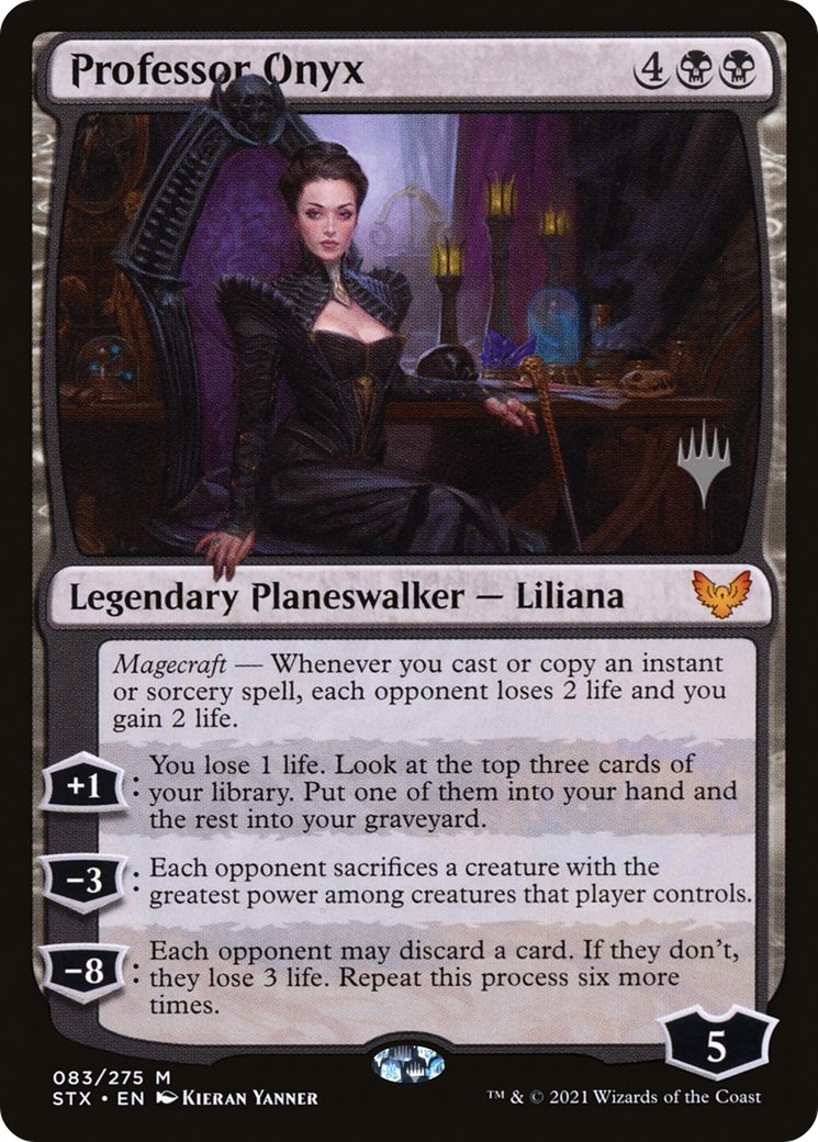 Professor Onyx (PPSTX-083) - Strixhaven: School of Mages Promos