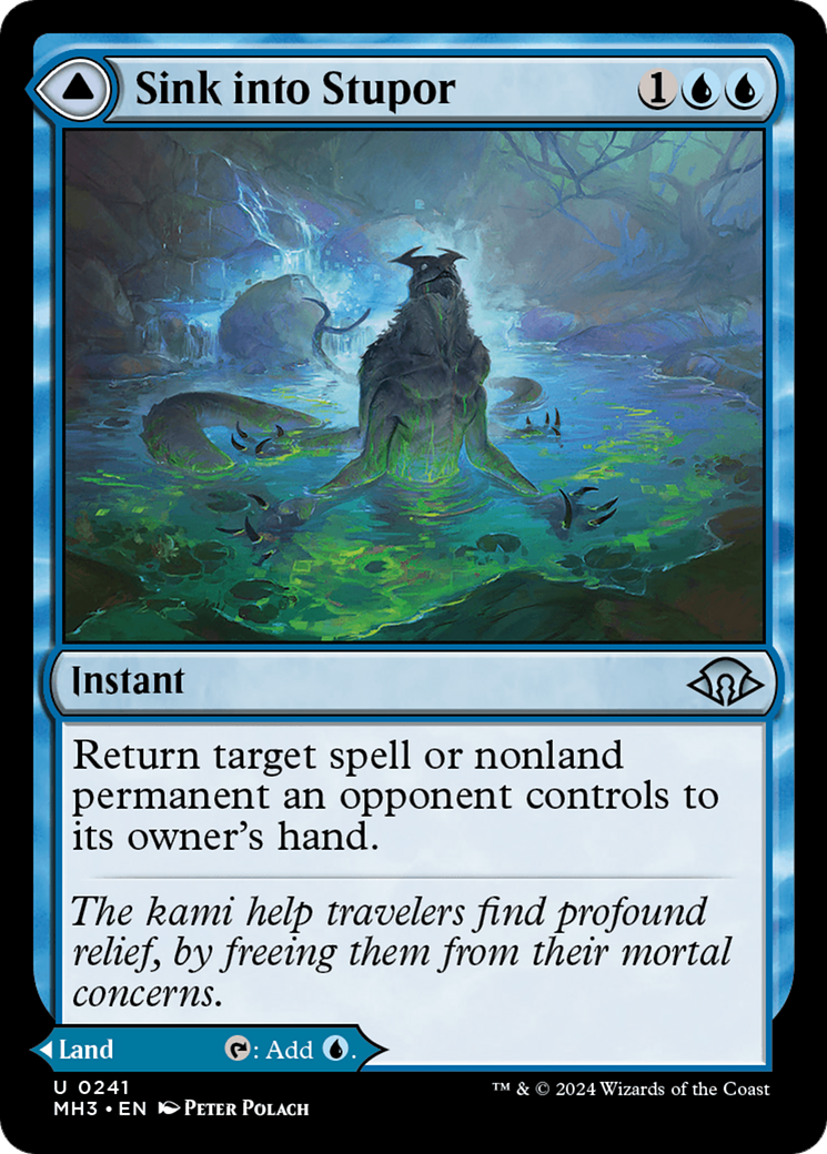 Sink into Stupor // Soporific Springs (MH3-241) - Modern Horizons 3 Foil
