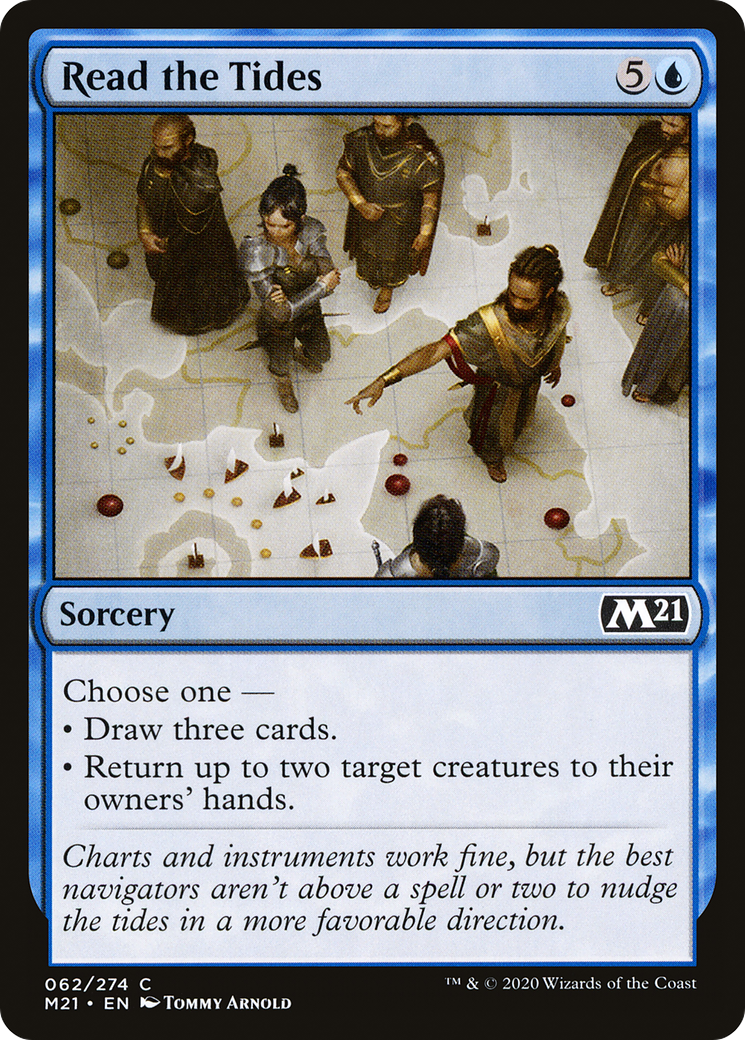 Read the Tides (M21-062) - Core Set 2021 Foil