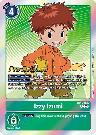 Izzy Izumi (BT15-085) - Exceed Apocalypse Pre-Release Cards Foil