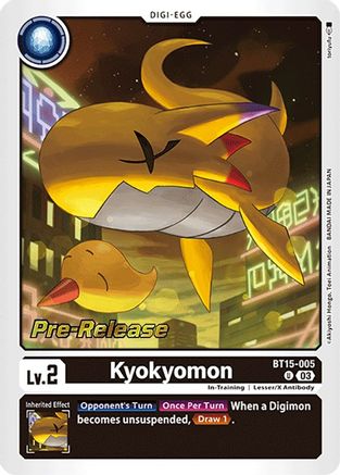 Kyokyomon (BT15-005) - Exceed Apocalypse Pre-Release Cards Foil