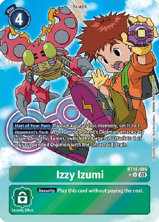 Izzy Izumi (Alternate Art) (BT15-085) - Exceed Apocalypse Foil