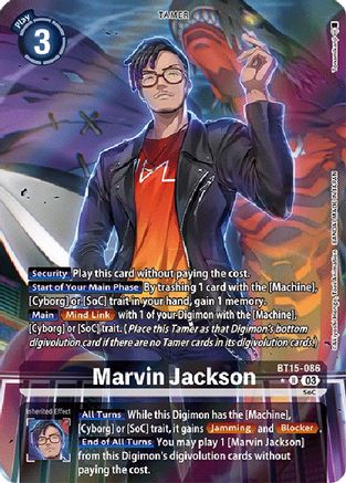 Marvin Jackson (Alternate Art) (BT15-086) - Exceed Apocalypse Foil