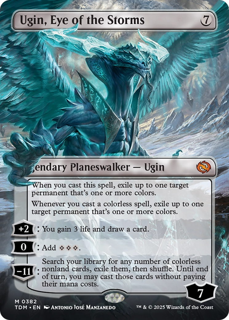 Ugin, Eye of the Storms // Ugin, Eye of the Storms (TDM-382) - Tarkir: Dragonstorm (Borderless)
