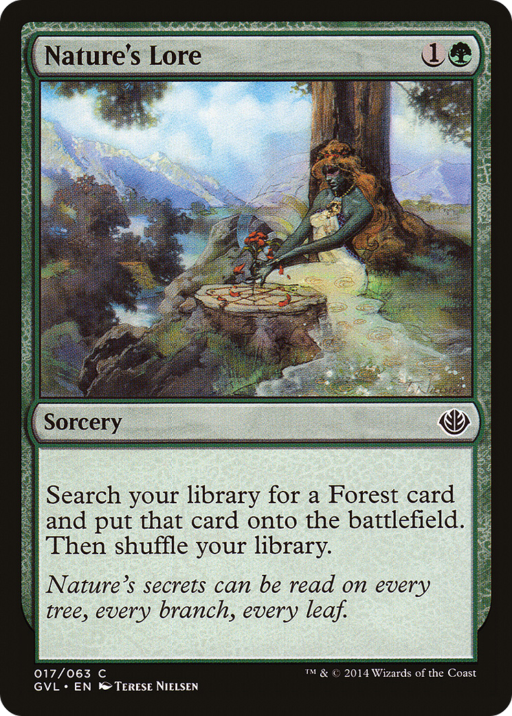 Nature's Lore (DD3-) - Duel Decks Anthology: Garruk vs. Liliana Foil