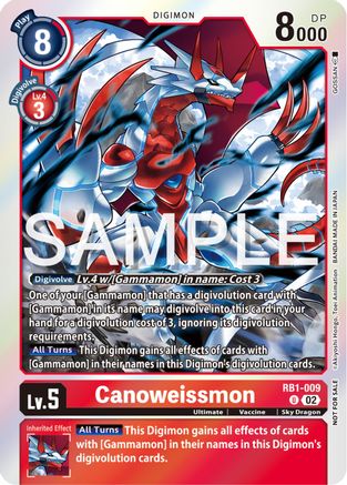 Canoweissmon (Event Pack 6) (RB1-009) - Resurgence Booster Foil
