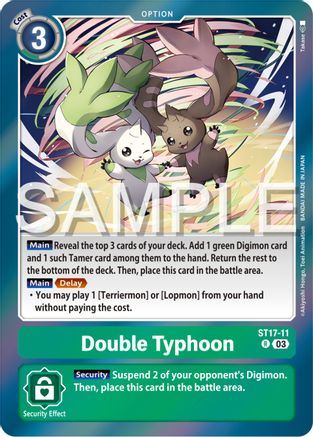 Double Typhoon (ST17-11) - Starter Deck 17: Double Typhoon Advanced Deck Set Foil
