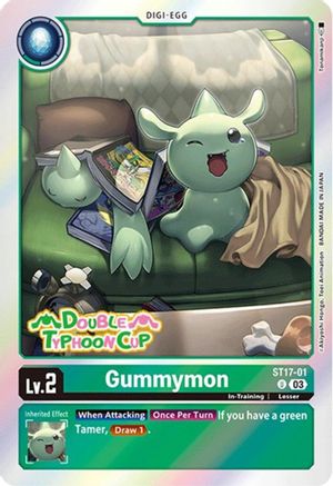 Gummymon (ST17-01) - Starter Deck 17: Double Typhoon Advanced Deck Set Pre-Release Cards Foil