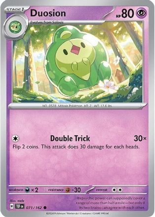 Duosion 071/162  SV05 Temporal Forces - Common