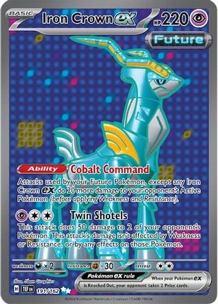 Iron Crown ex 191/162  - Holofoil SV05 Temporal Forces - Ultra Rare