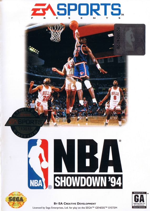 NBA Showdown '94 - Sega Genesis