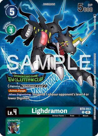 Lighdramon - BT8-053 (2024 Evolution Cup) (BT8-053) - New Awakening Foil