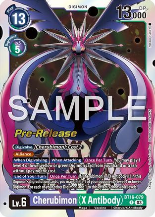 Cherubimon (X Antibody) (BT16-079) - Beginning Observer Pre-Release Cards Foil