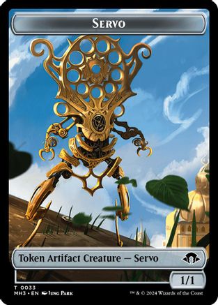 Servo // Insect (0025) Double-Sided Token (MH3-33 // 25) - Modern Horizons 3 Foil