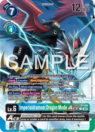 Imperialdramon: Dragon Mode ACE - P-109 (Digimon Adventure 02: The Beginning Set) (P-109) - Digimon Promotion Cards Foil