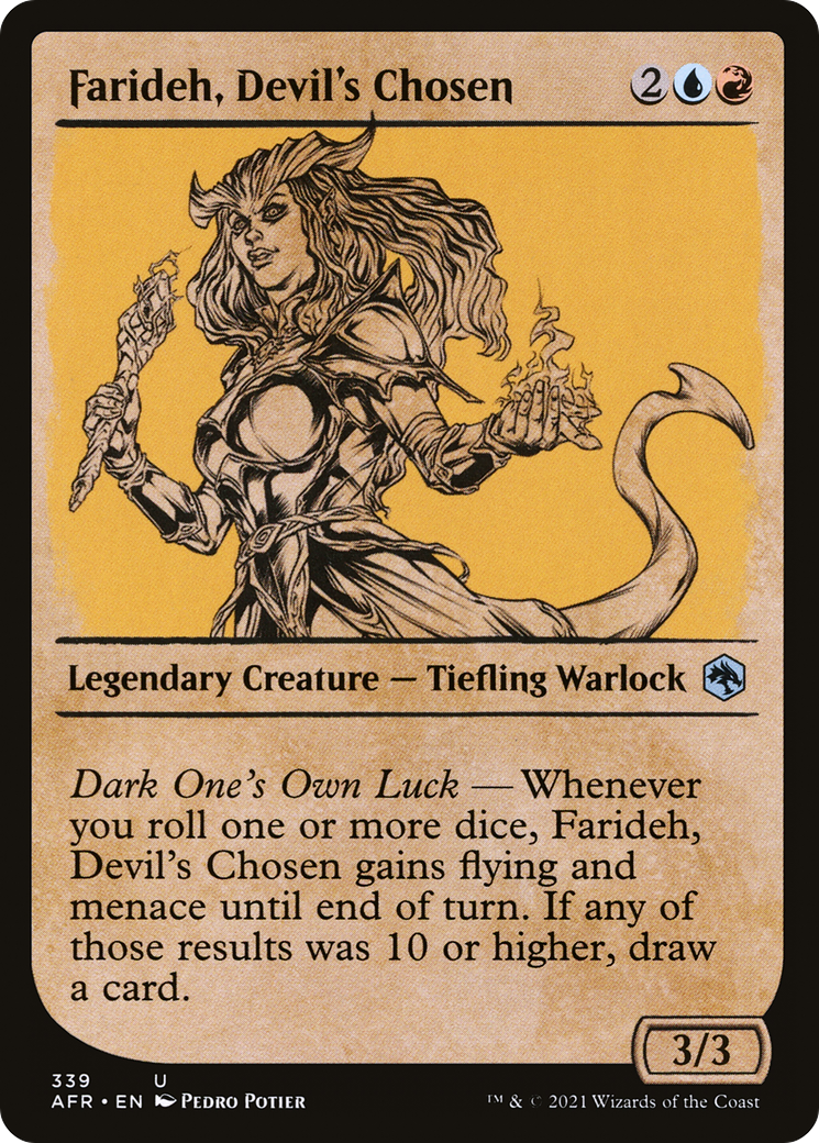 Farideh, Devil's Chosen (AFR-339) - Adventures in the Forgotten Realms: (Showcase) Foil