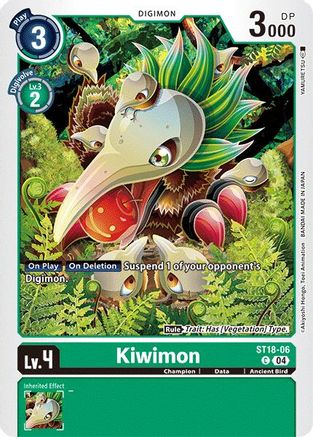 Kiwimon (ST18-06) - Starter Deck 18: Guardian Vortex