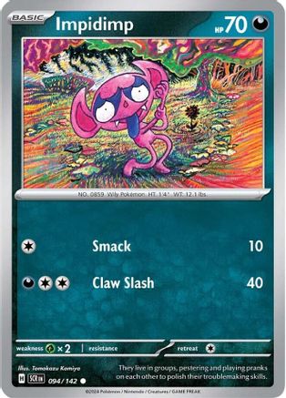 Impidimp 094/142  SV07 Stellar Crown - Common