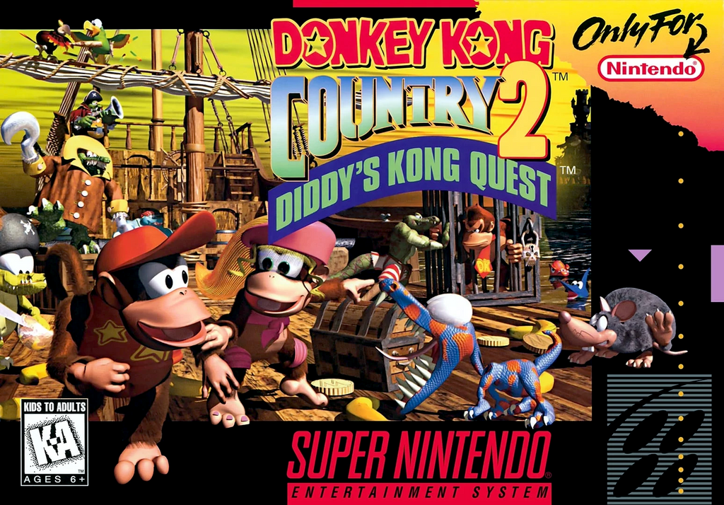 Donkey Kong Country 2: Diddy's Kong Quest - Super Nintendo (SNES)