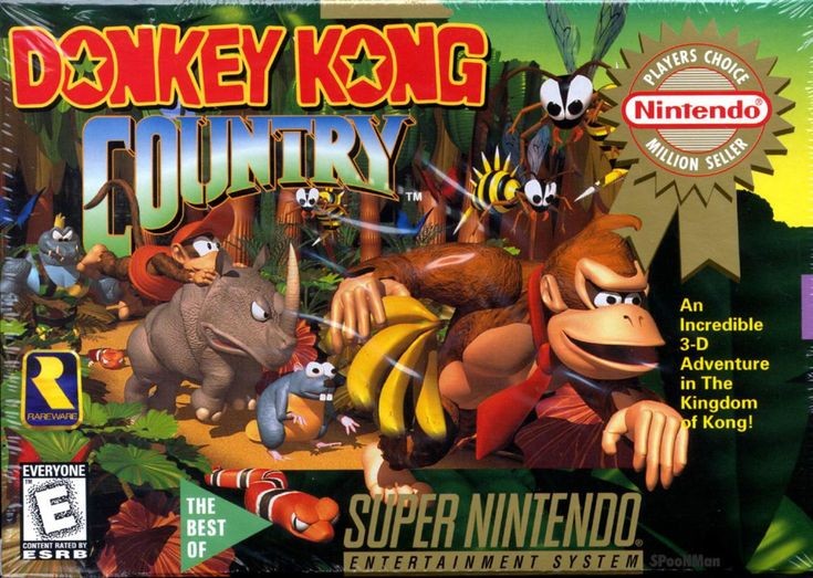 Donkey Kong Country - Super Nintendo (SNES)