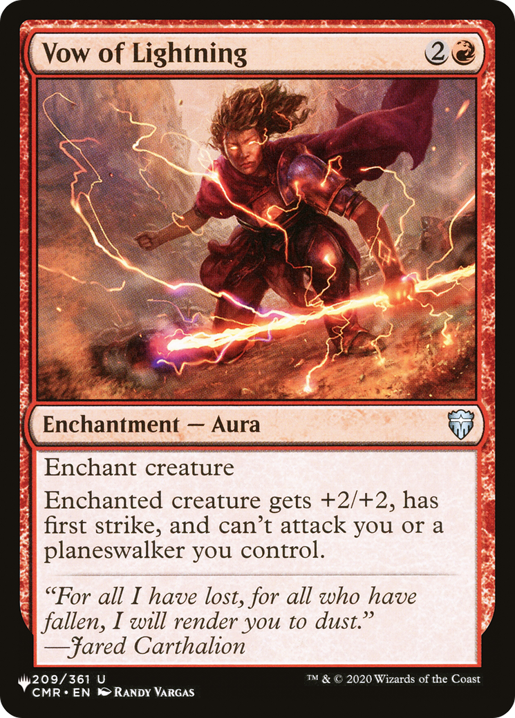 Vow of Lightning (LIST-209/361) - The List