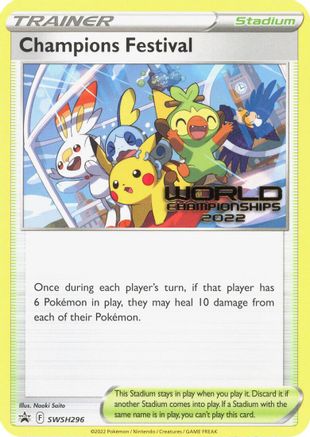 Champions Festival SWSH296  SWSH Sword & Shield Promo Cards - Promo