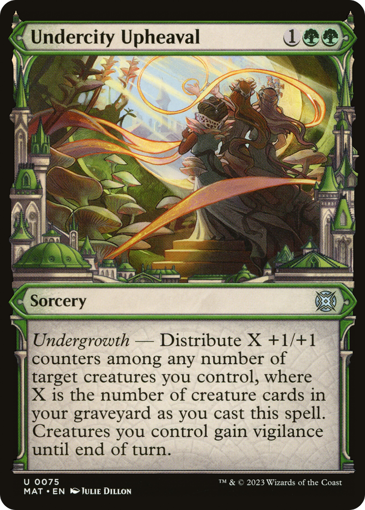 Undercity Upheaval (Showcase) (MAT-075) - March of the Machine: The Aftermath: (Showcase) Foil