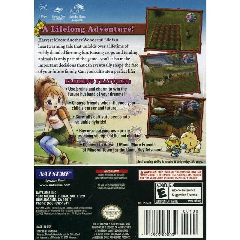 Harvest Moon: Another Wonderful Life - Nintendo GameCube
