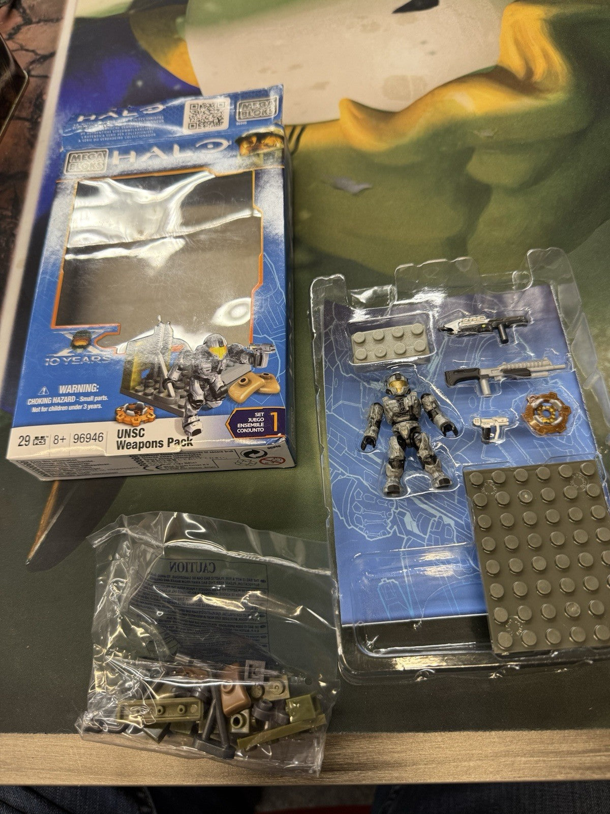 MEGA BLOKS Series HALO 96946 - UNSC Weapons pack figurine - Open Box