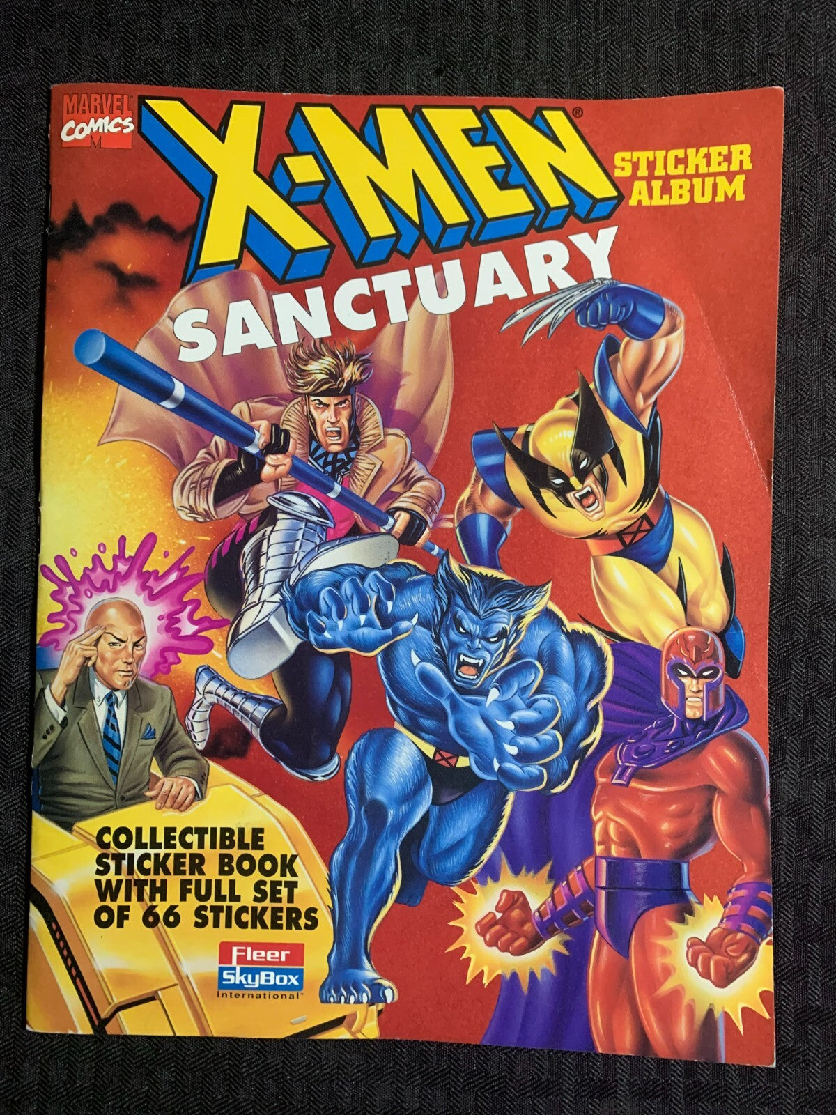 1993 Marvel Comics X-MEN Sticker Book (No Stickers)