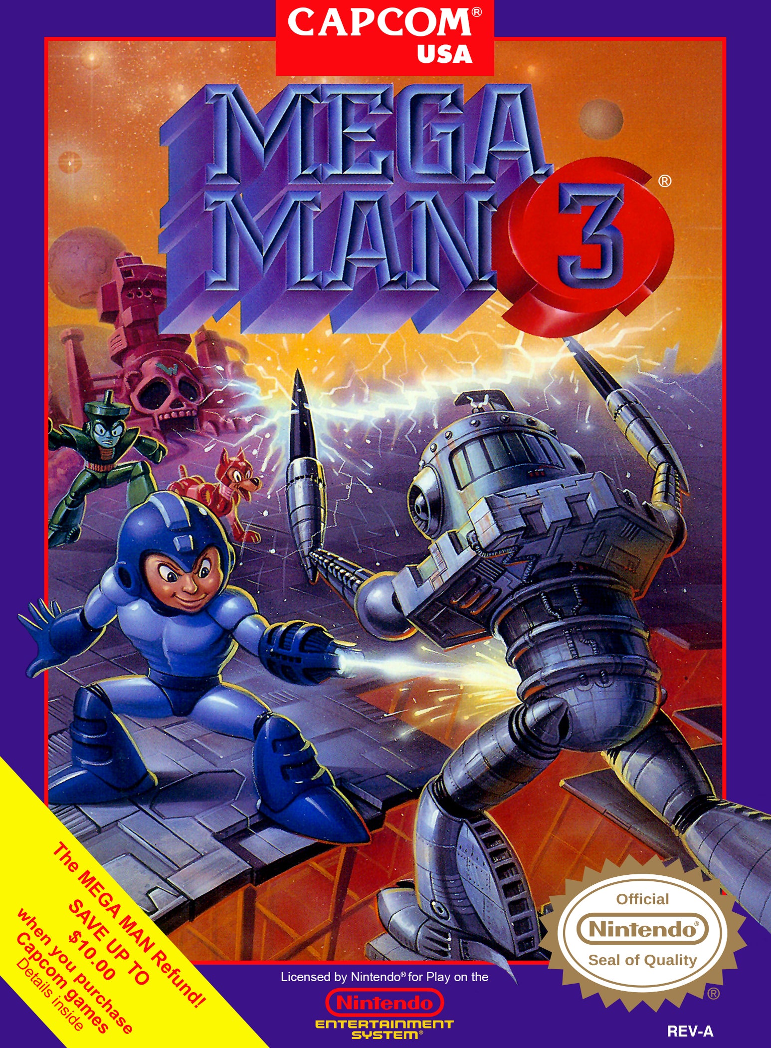 Mega Man 3 - Nintendo (NES)