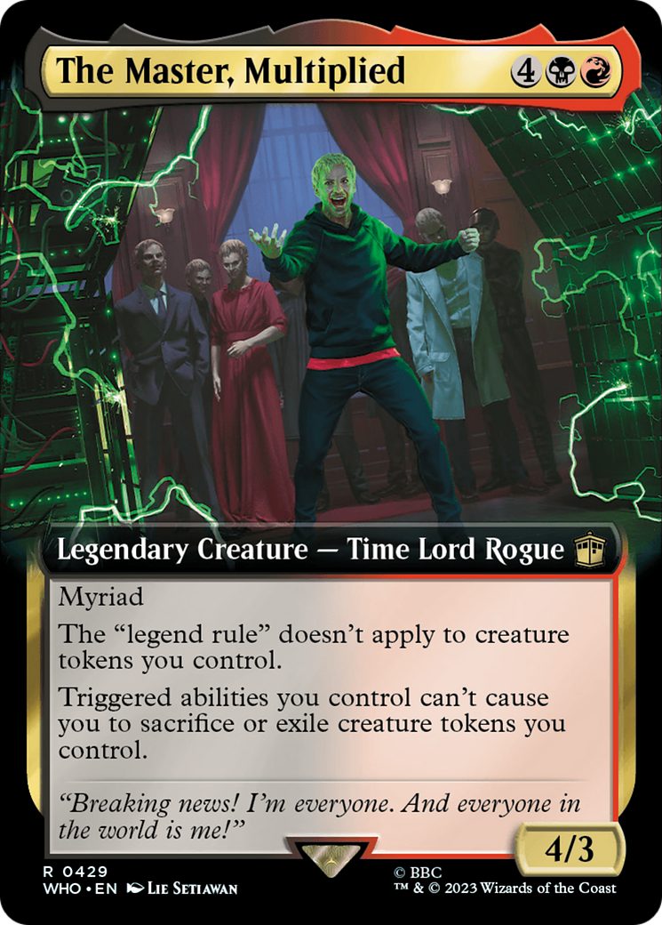 The Master, Multiplied (WHO-429) - Doctor Who: (Extended Art)