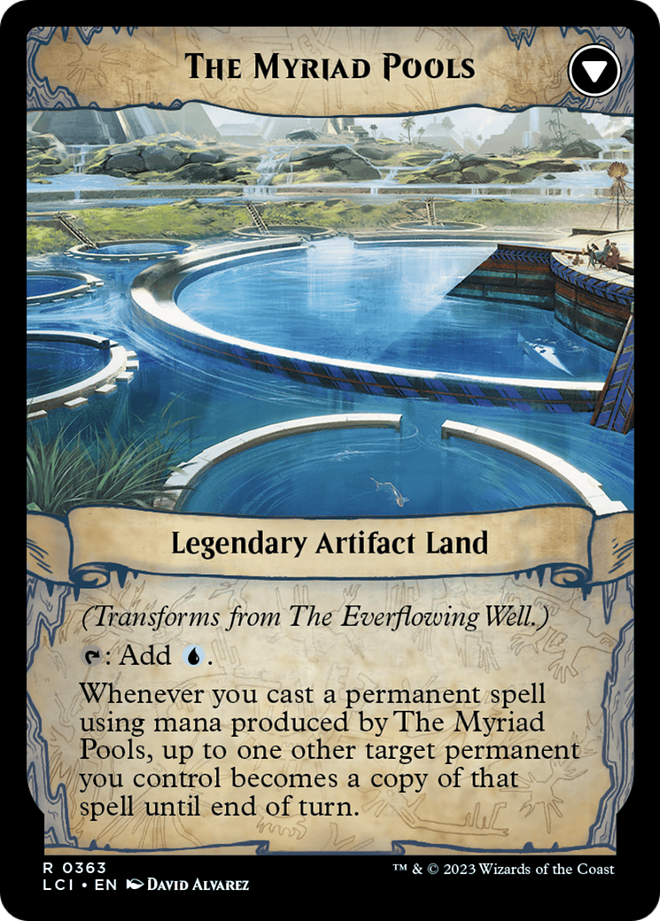 The Everflowing Well // The Myriad Pools (LCI-363) - The Lost Caverns of Ixalan: (Extended Art) Foil