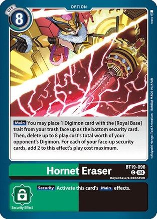 Hornet Eraser (BT19-096) - Release Special Booster 2.0