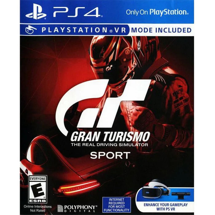 Gran Turismo The Real Driving Simulator Sport VR Mode - PlayStation 4 (PS4)