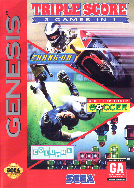 Triple Score: 3 Games in 1 - Sega Genesis