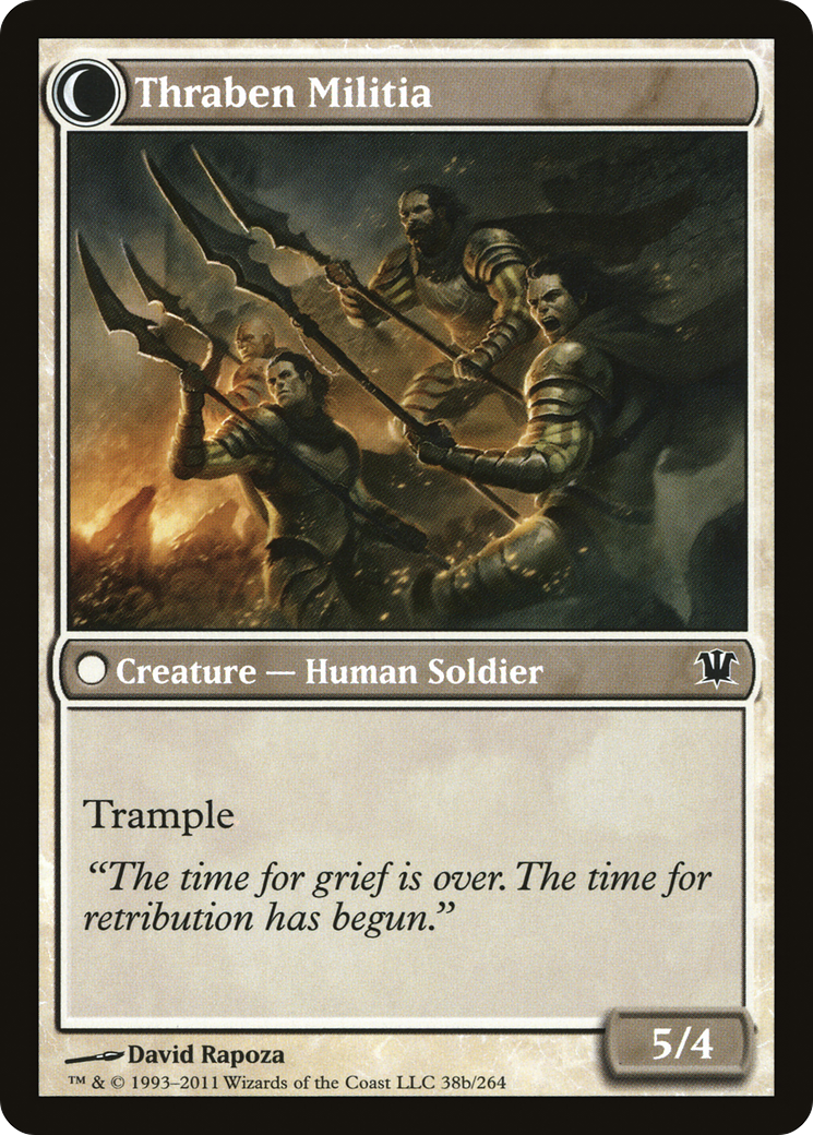 Thraben Sentry (ISD-038) - Innistrad: (Double Faced Transform) Foil