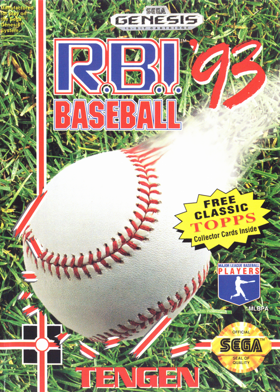 RBI Baseball '93 - Sega Genesis