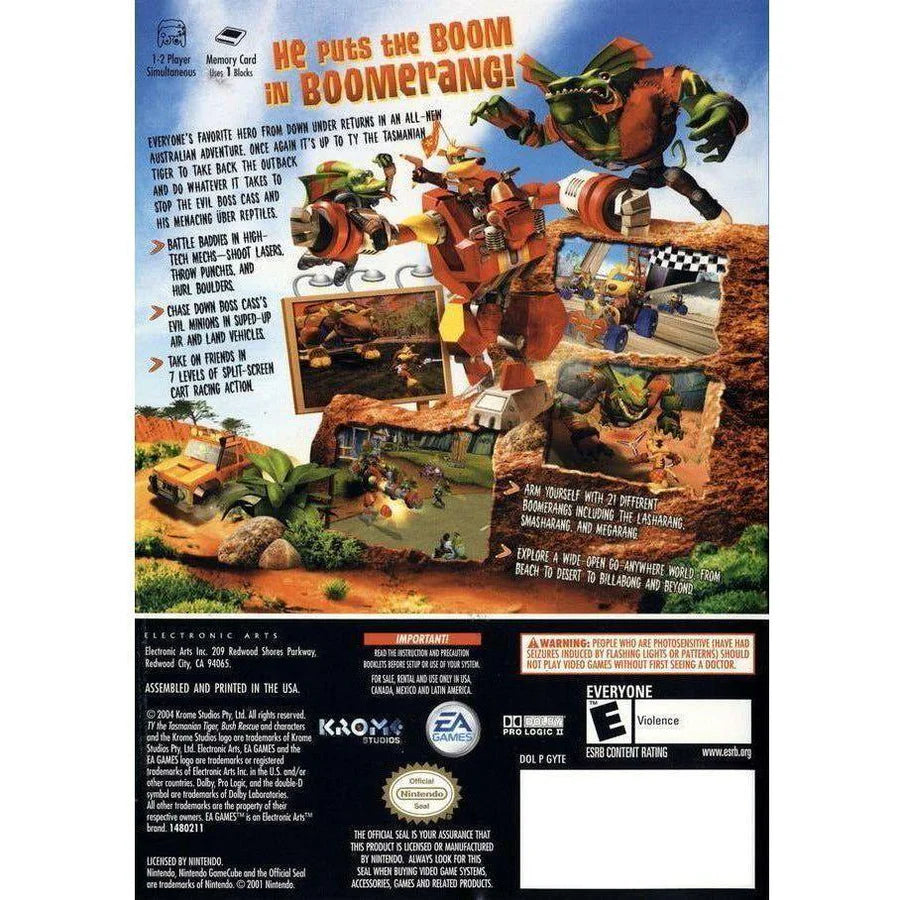 TY the Tasmanian Tiger 2: Bush Rescue - Nintendo GameCube