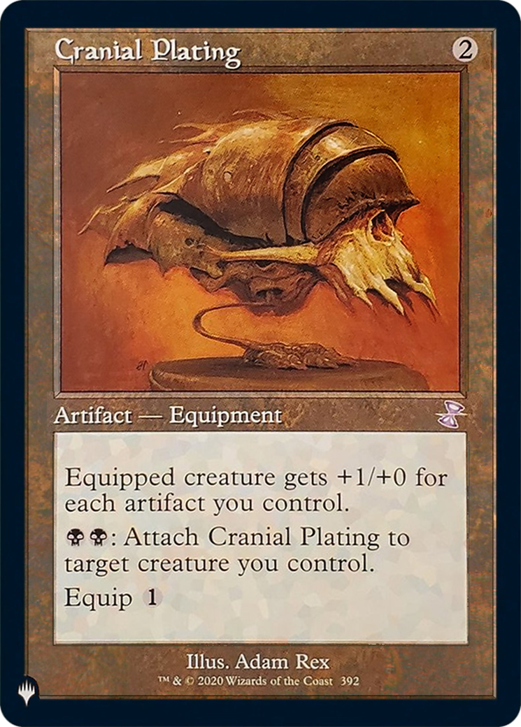 Cranial Plating (LIST-392/289) - The List