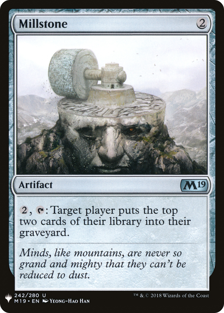 Millstone (M19) (LIST-242) - The List