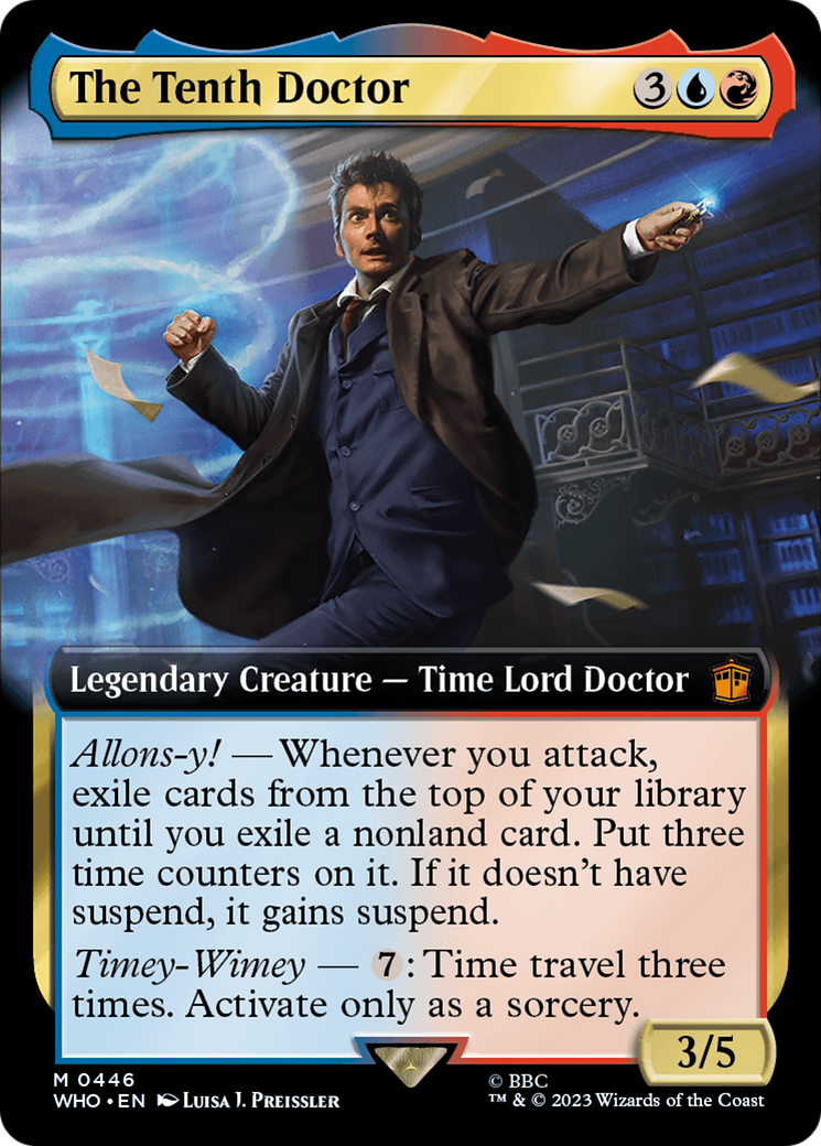 The Tenth Doctor (WHO-446) - Doctor Who: (Extended Art) Foil