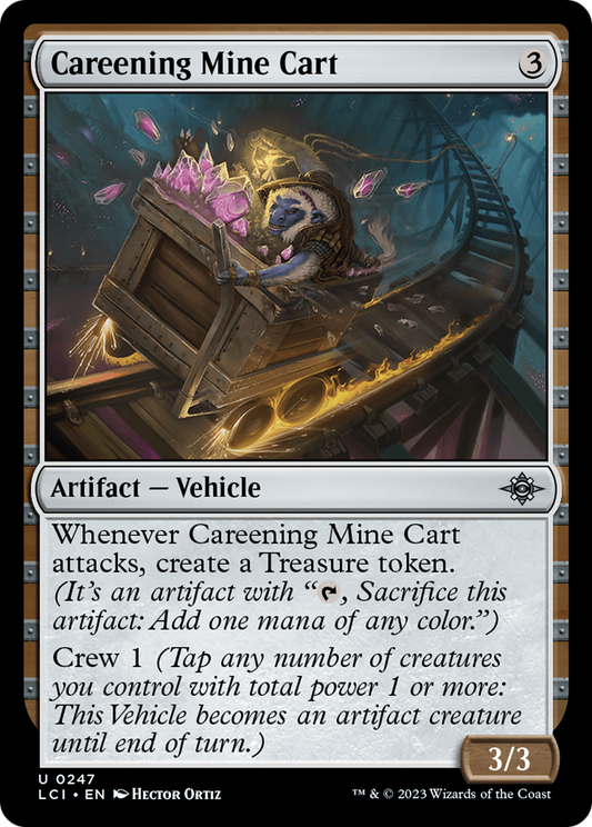Careening Mine Cart (LCI-247) - The Lost Caverns of Ixalan: (vehicle)