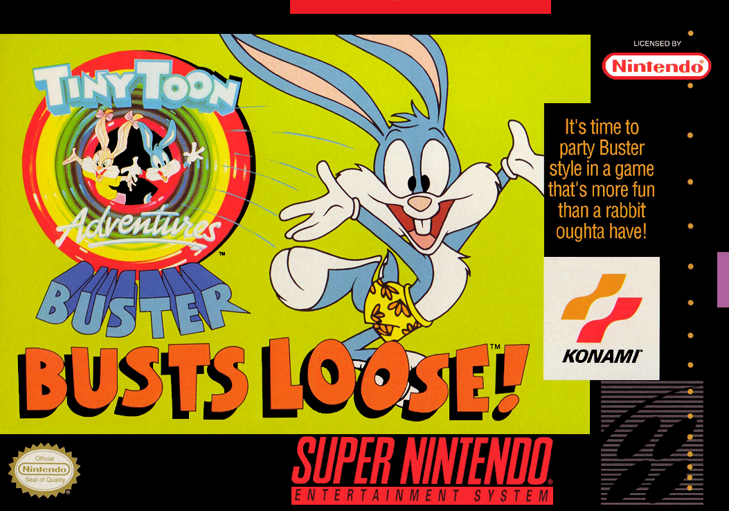 Tiny Toon Adventures: Buster Busts Loose! - Super Nintendo (SNES)