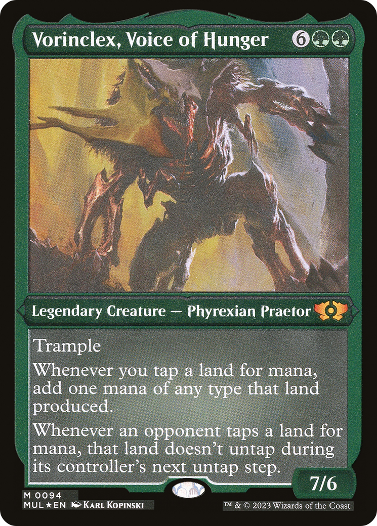 Vorinclex, Voice of Hunger (MUL-094) - Multiverse Legends Foil